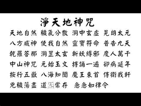 淨天地神咒手印|【淨天地神咒手印】淨天地神咒：擋煞除魔、淨化環境，一看就學。